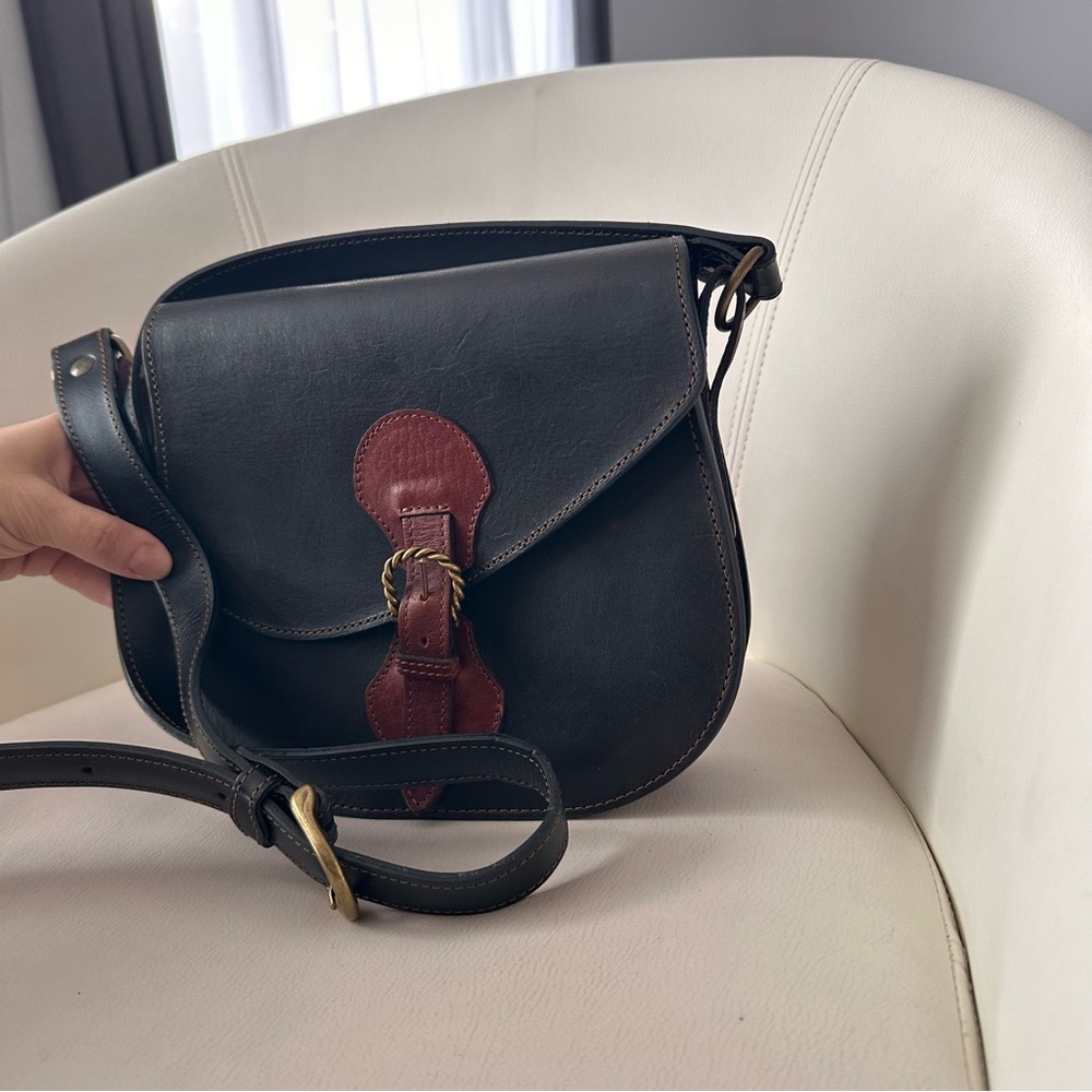 Genuine Leather AXIS Western Style Classic cross body bag - Picture 10 of 16